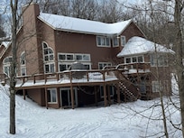 House from chair lift