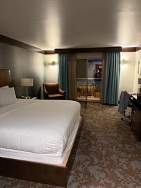 Clean large room with balcony. Bed was comfortable.