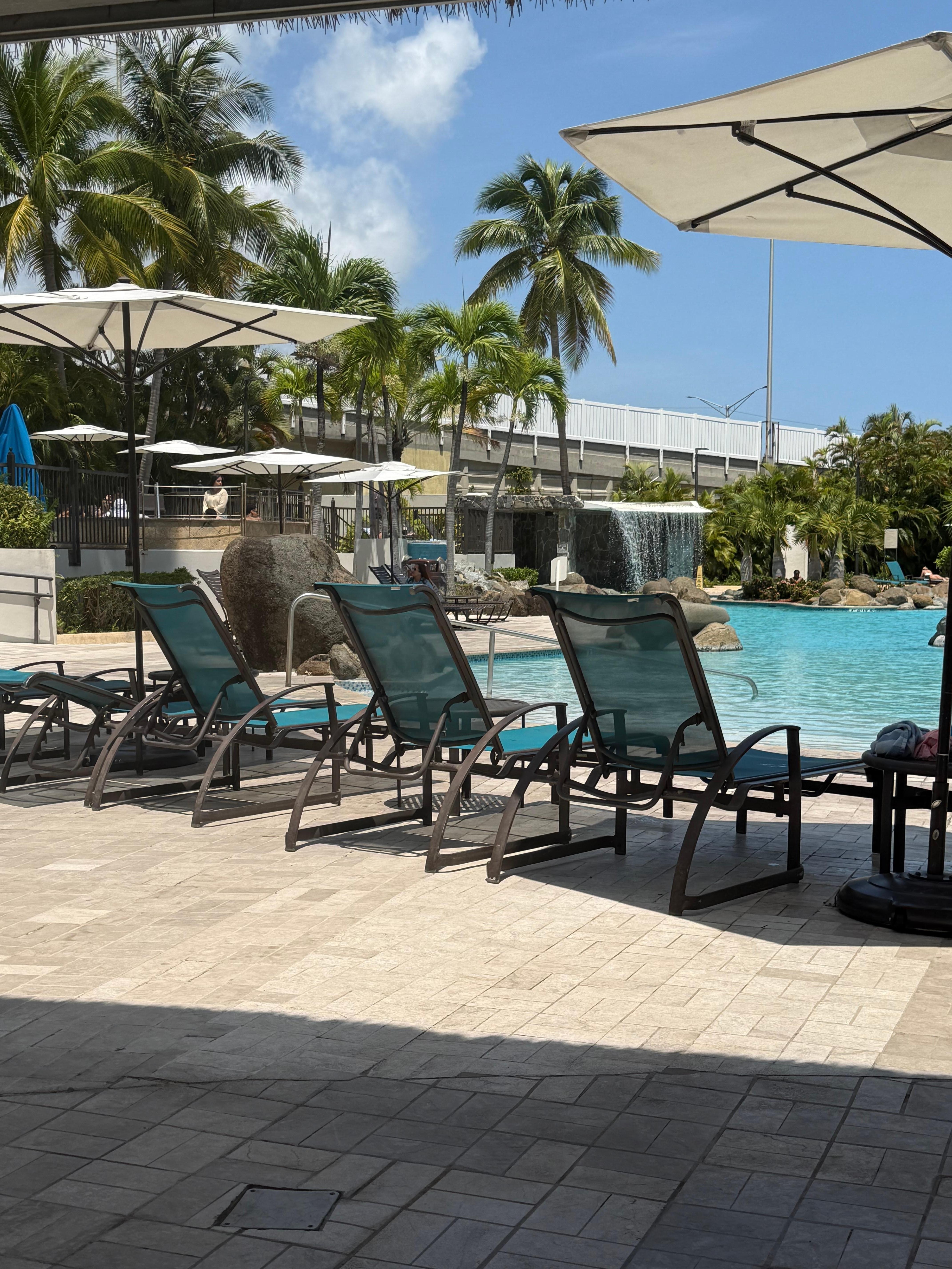 Beautiful pool outside.