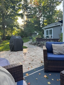 Part of yard and house … the front is deceptive. It’s a long house!