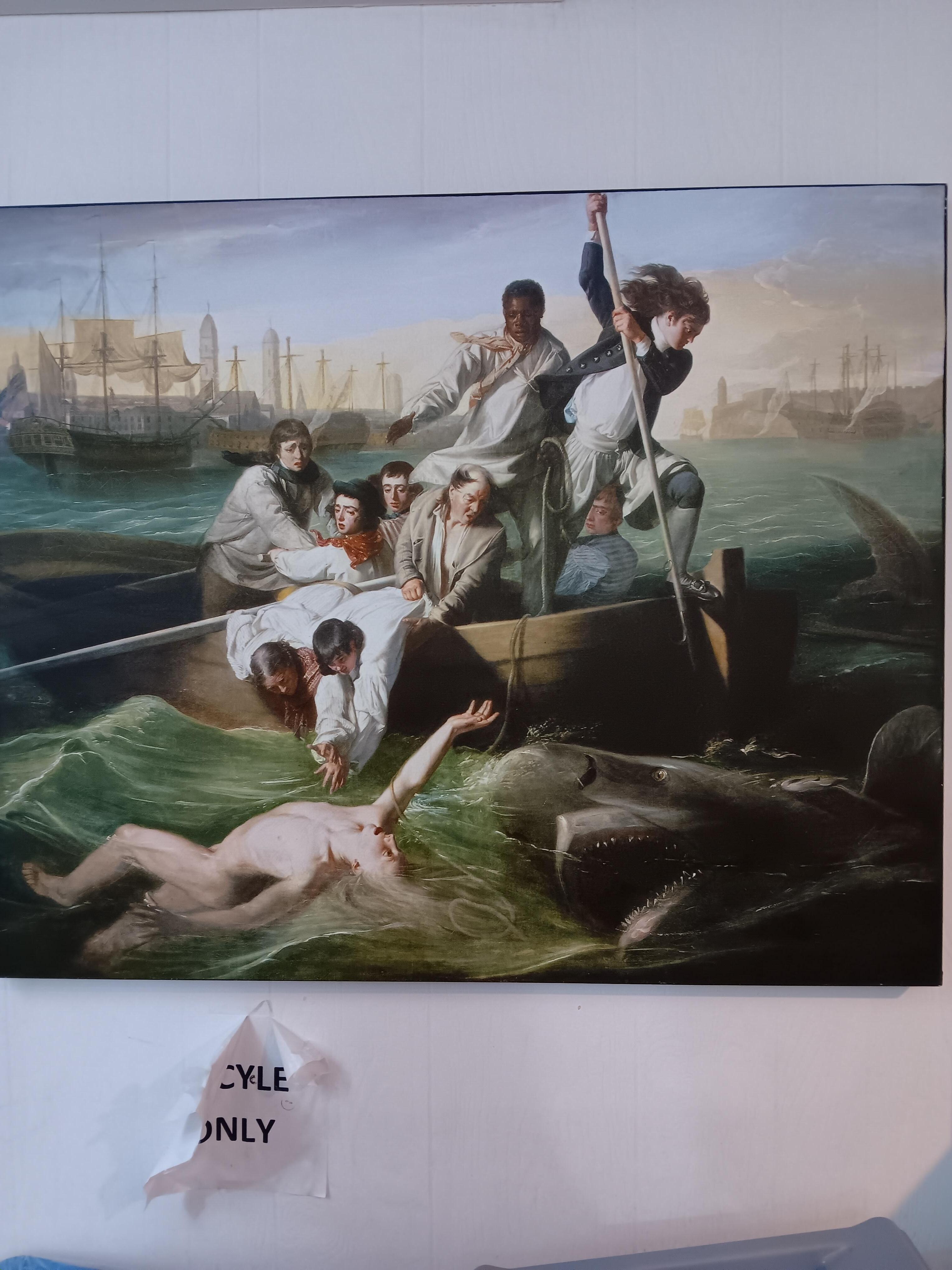 The picture outside our room..creepy!!