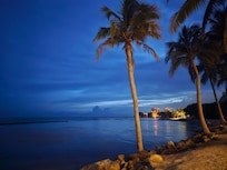 Sunset on the beach near Los Lirios