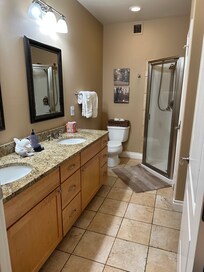 Master bathroom.