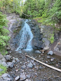 Lots of waterfalls in the area
