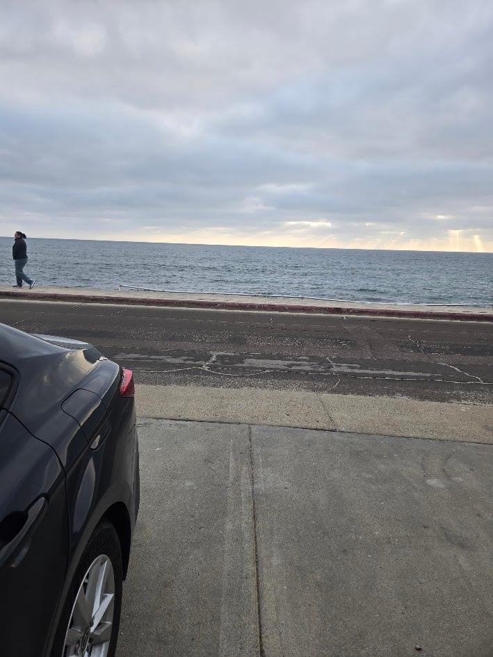 View from the parking lot