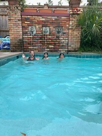 Our kids were safe and fun in this pool!