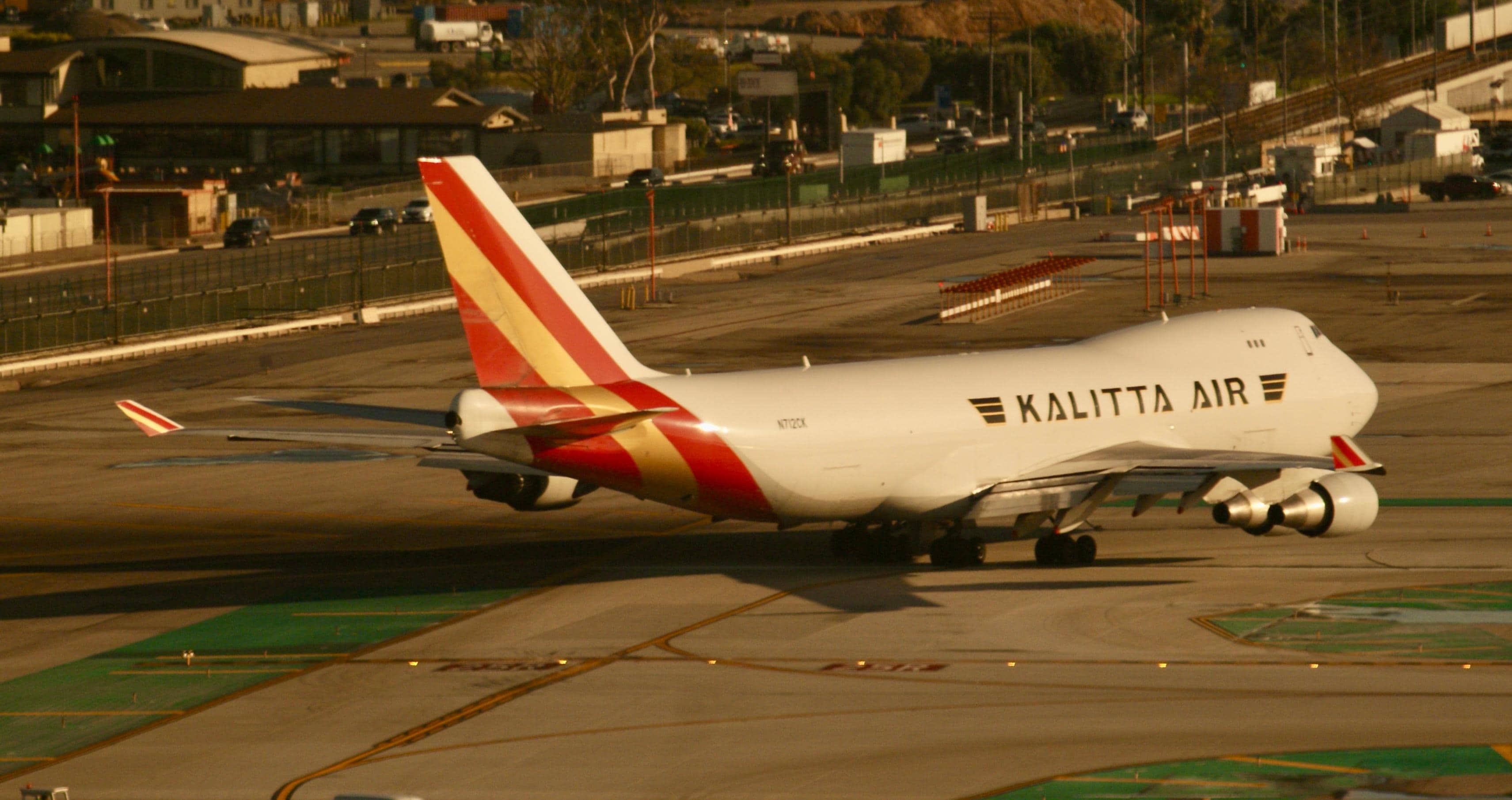 Plane view from runway view room.