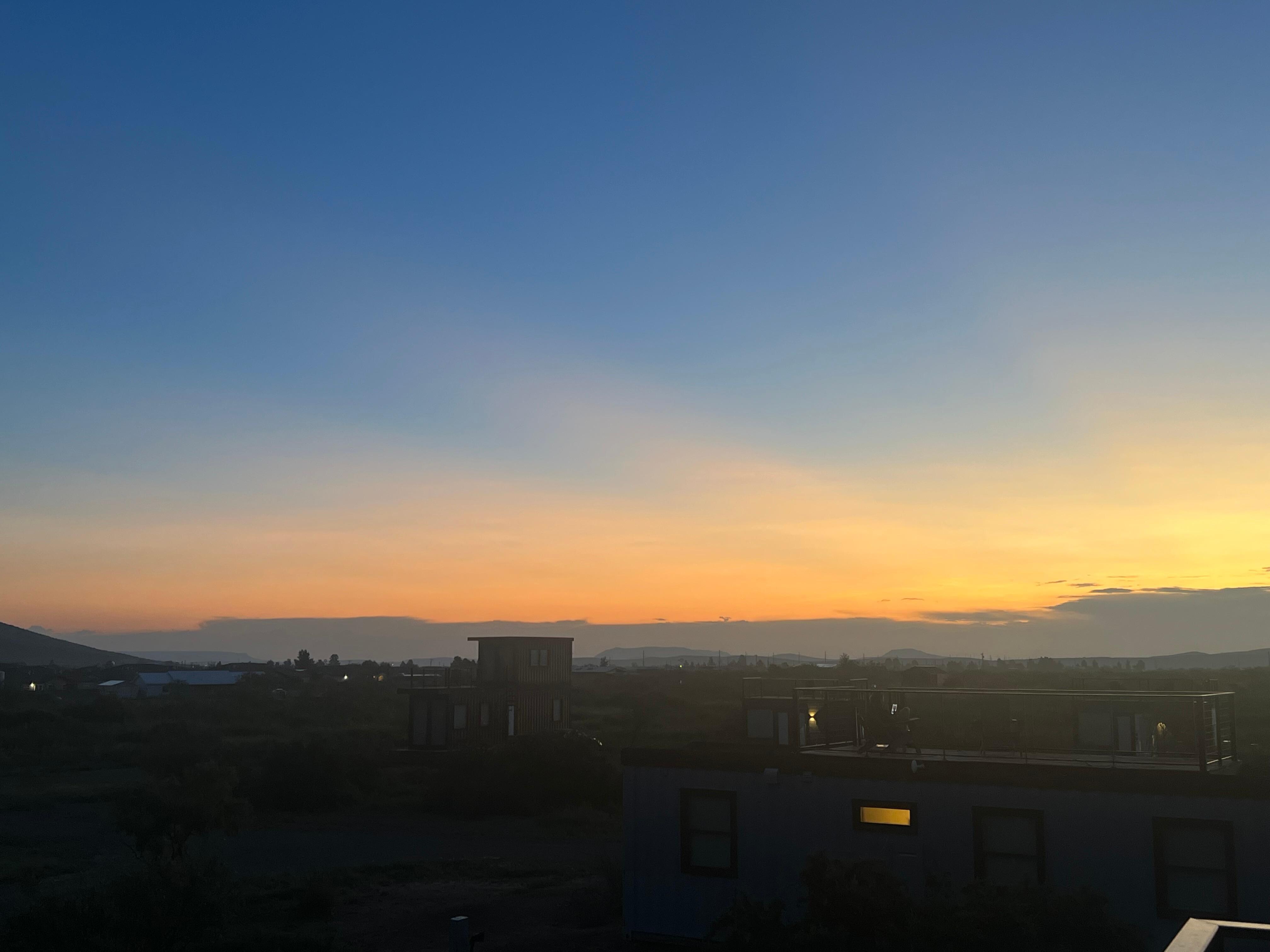 Sunrise from home