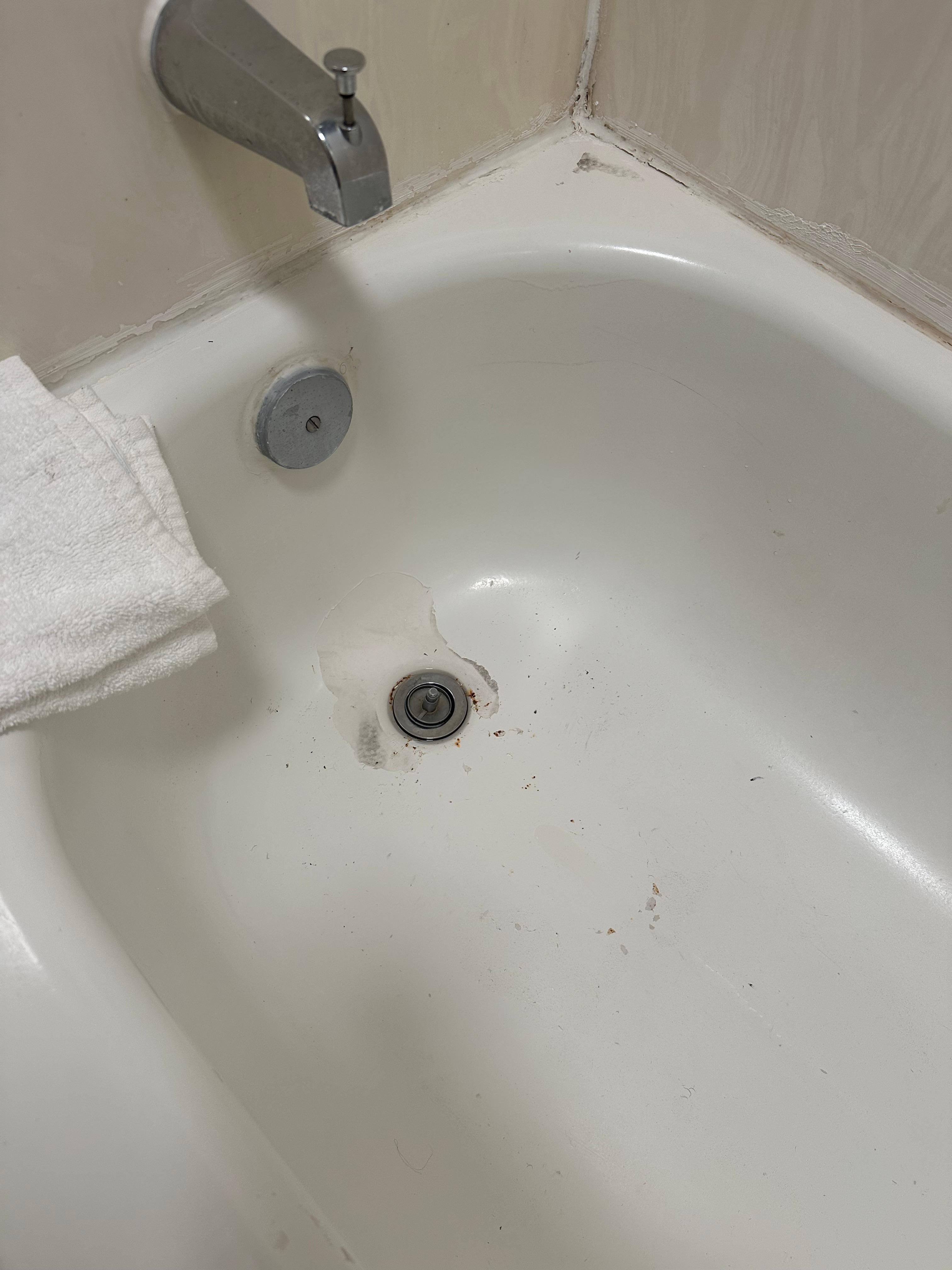 Too gross to shower.