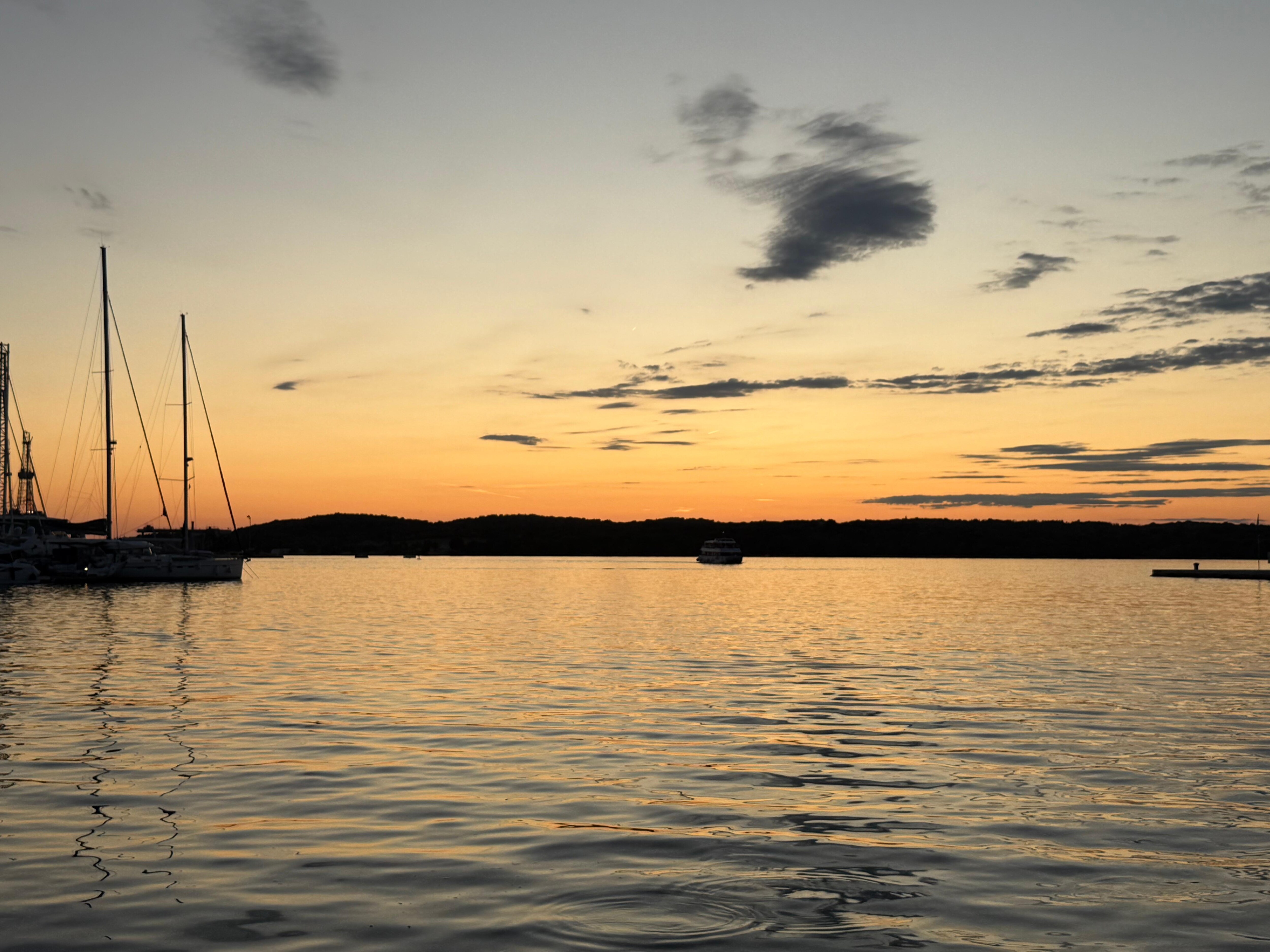 Marina at sunset 