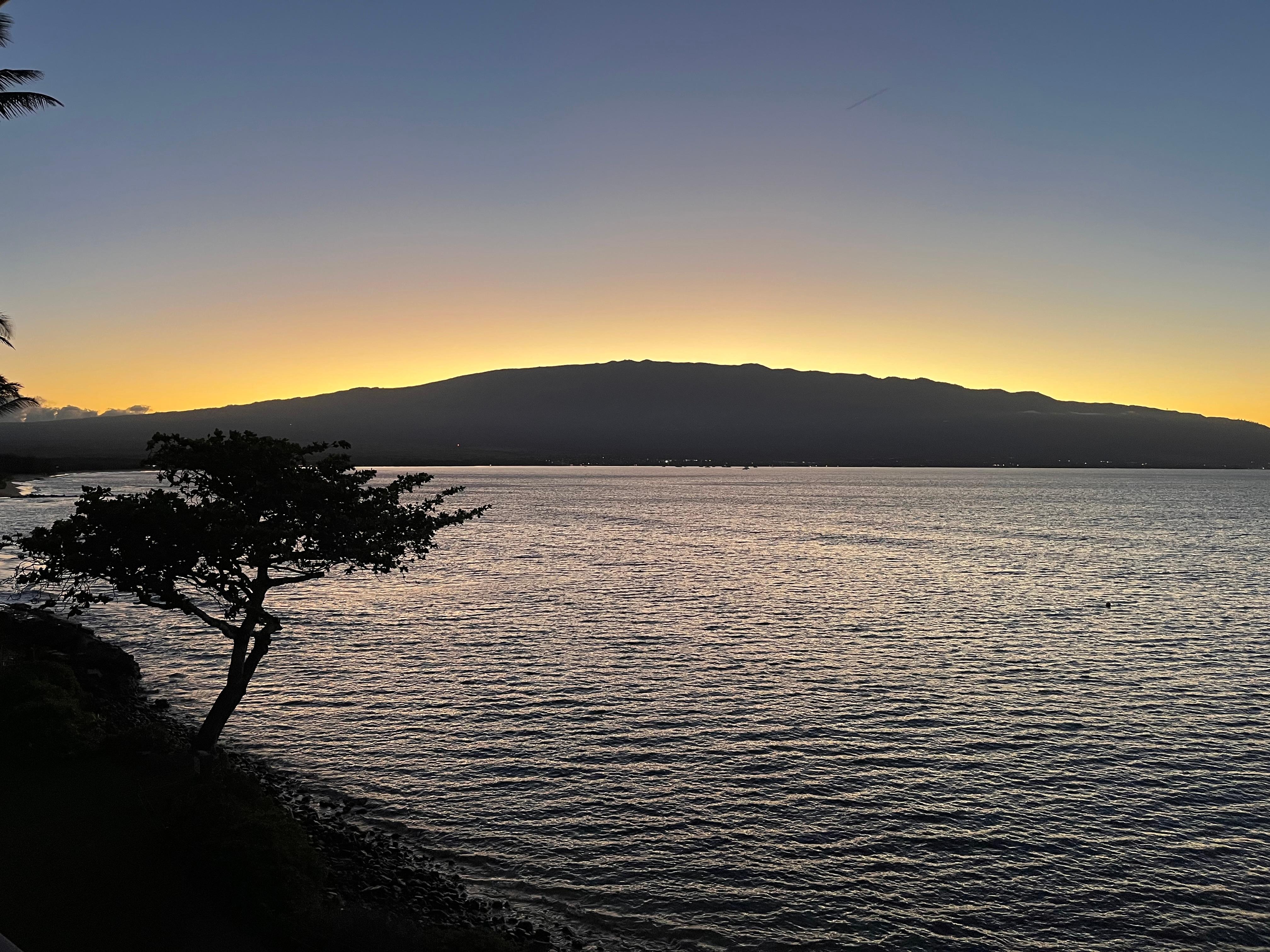 Sunrise from the balcony
