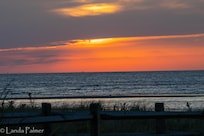 Sunset from the patio.