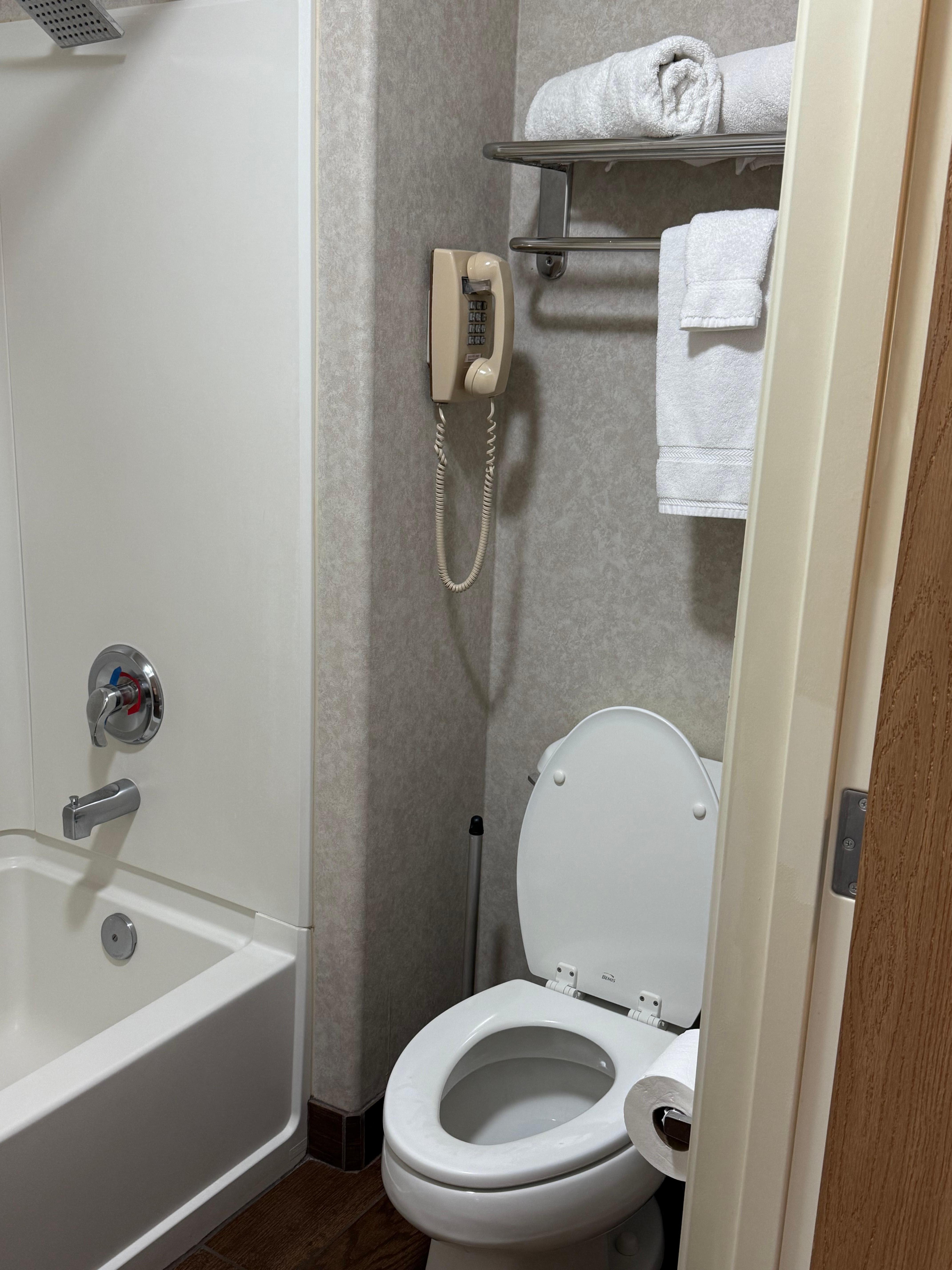 All the modern conveniences one would expect in a luxury hotel. 