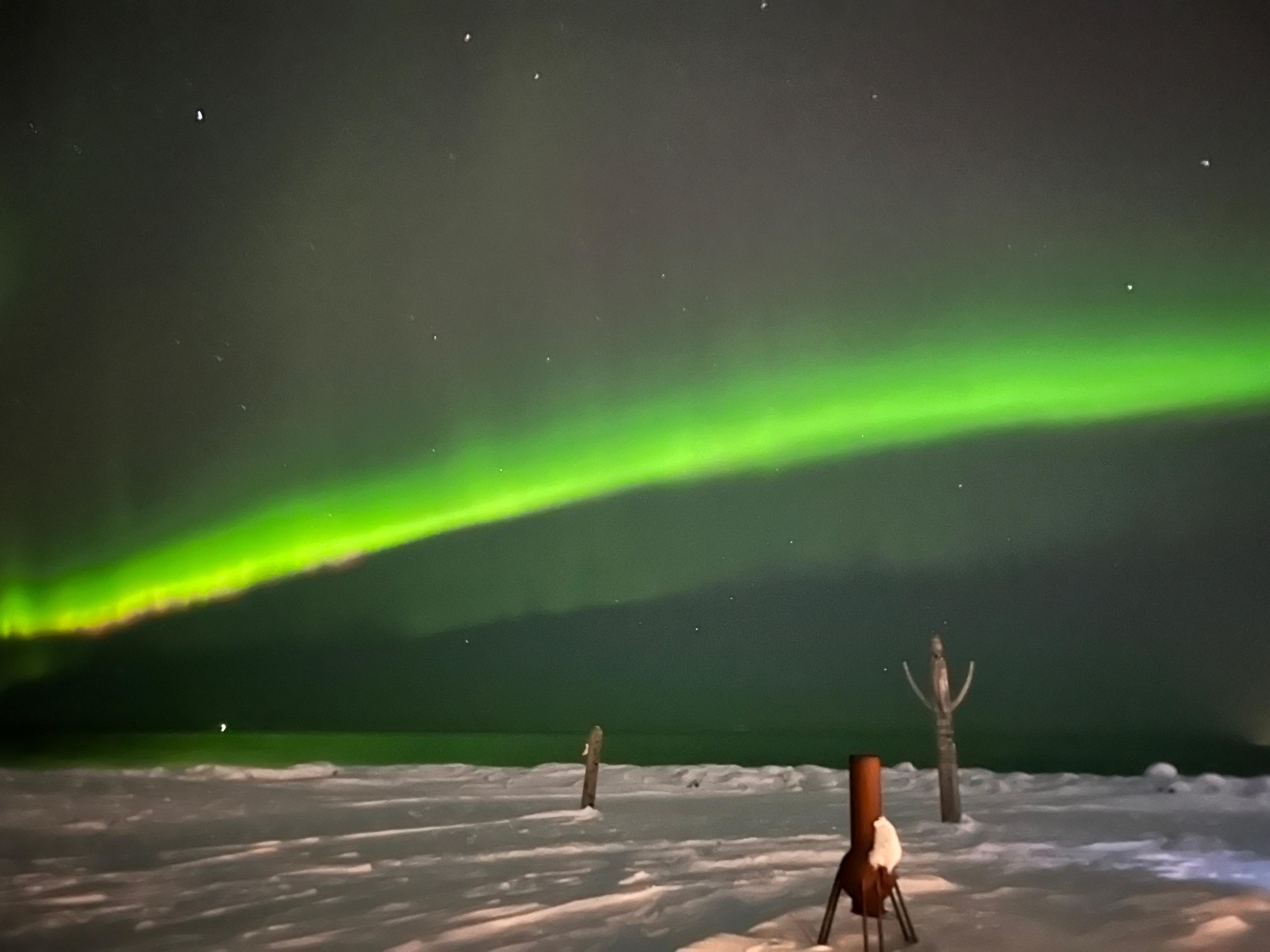 Northern Lights by the Property