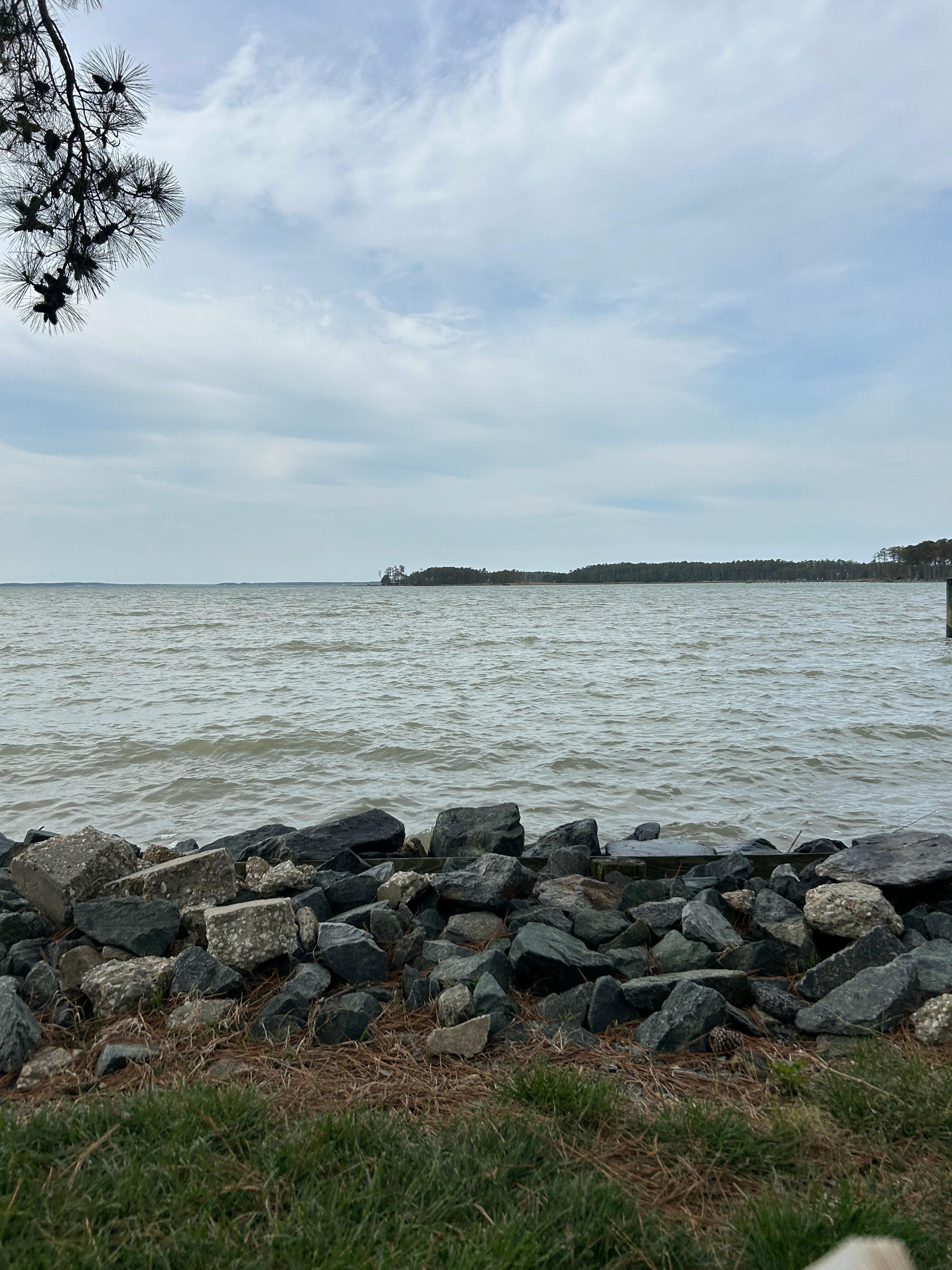 Here's the view of the bay you'll have from the swing! (Did I mention there's a swing!??)