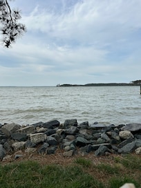 Here's the view of the bay you'll have from the swing! (Did I mention there's a swing!??)