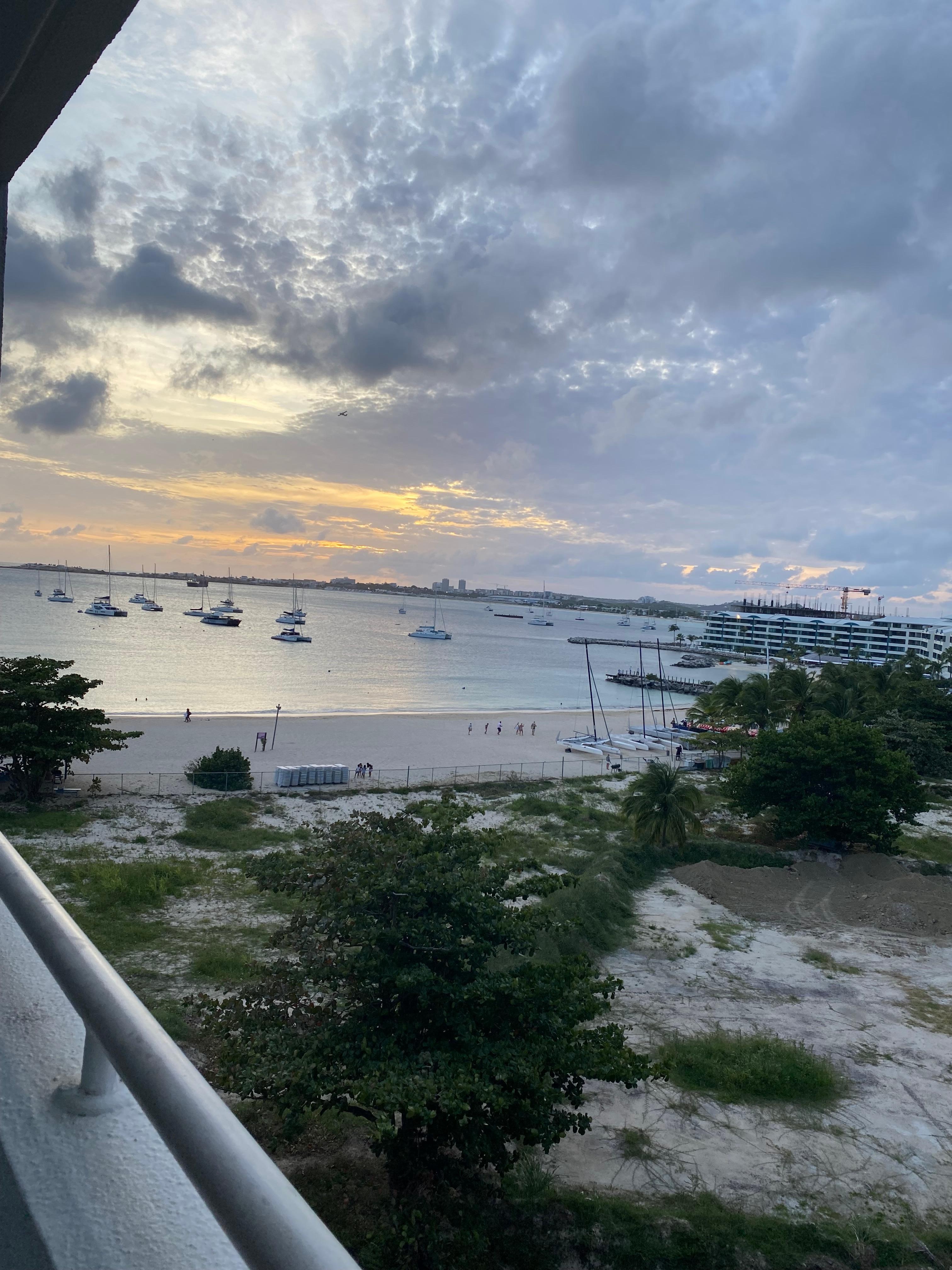 View from our balcony