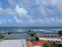 From the deck. Not like we were in the room much. We had a car. Few days we went to the local beach not far away.