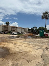 Before the real construction started