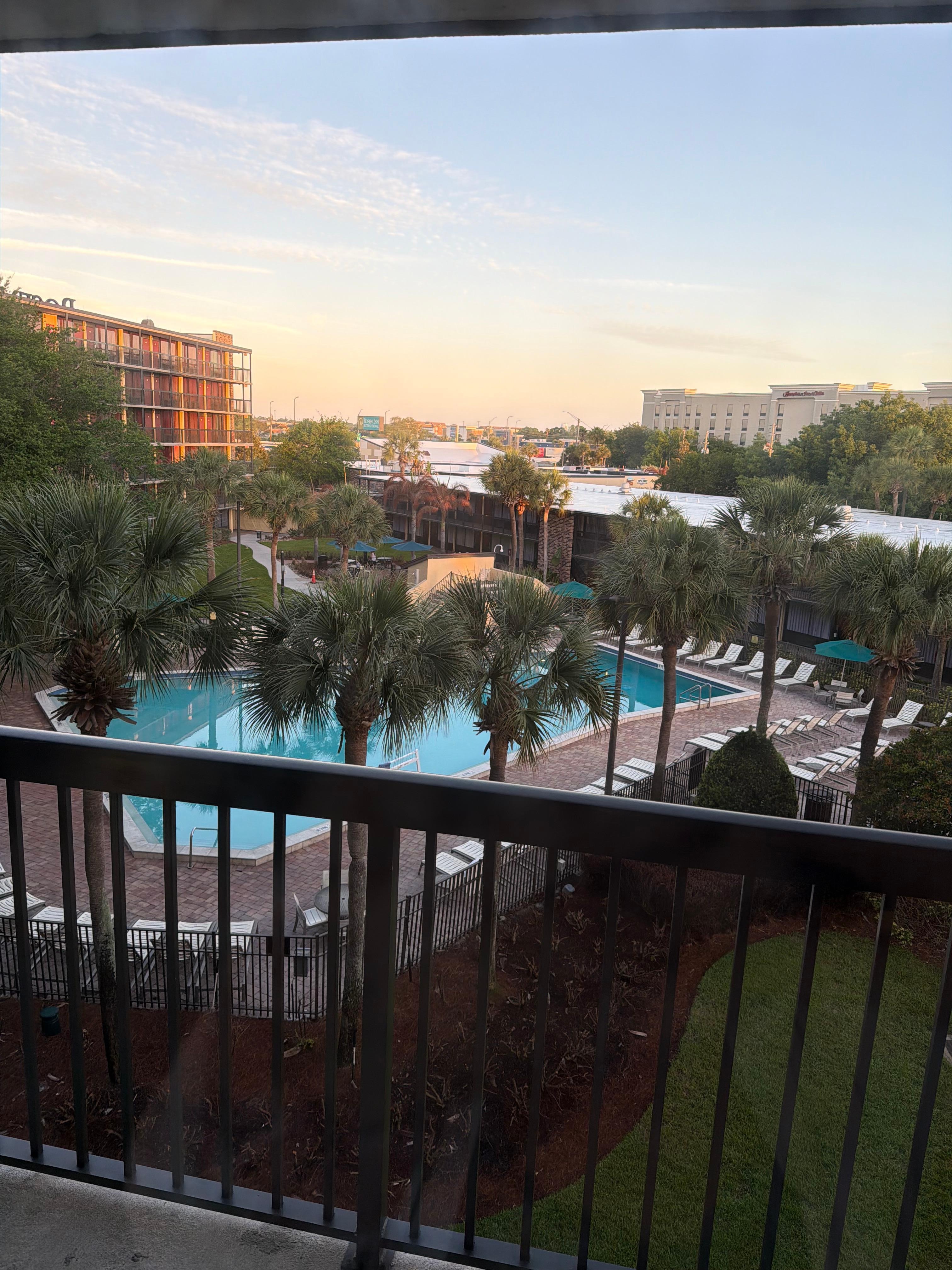 View in hallway in front of our room