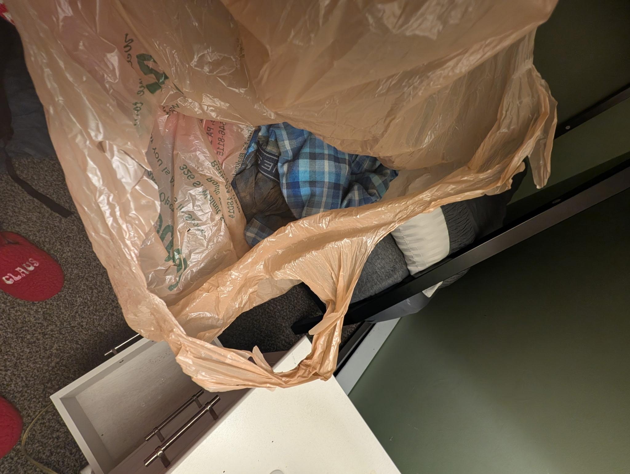 Here's a closer photo of what was left behind in the drawer for us to find. If only photos had smell...