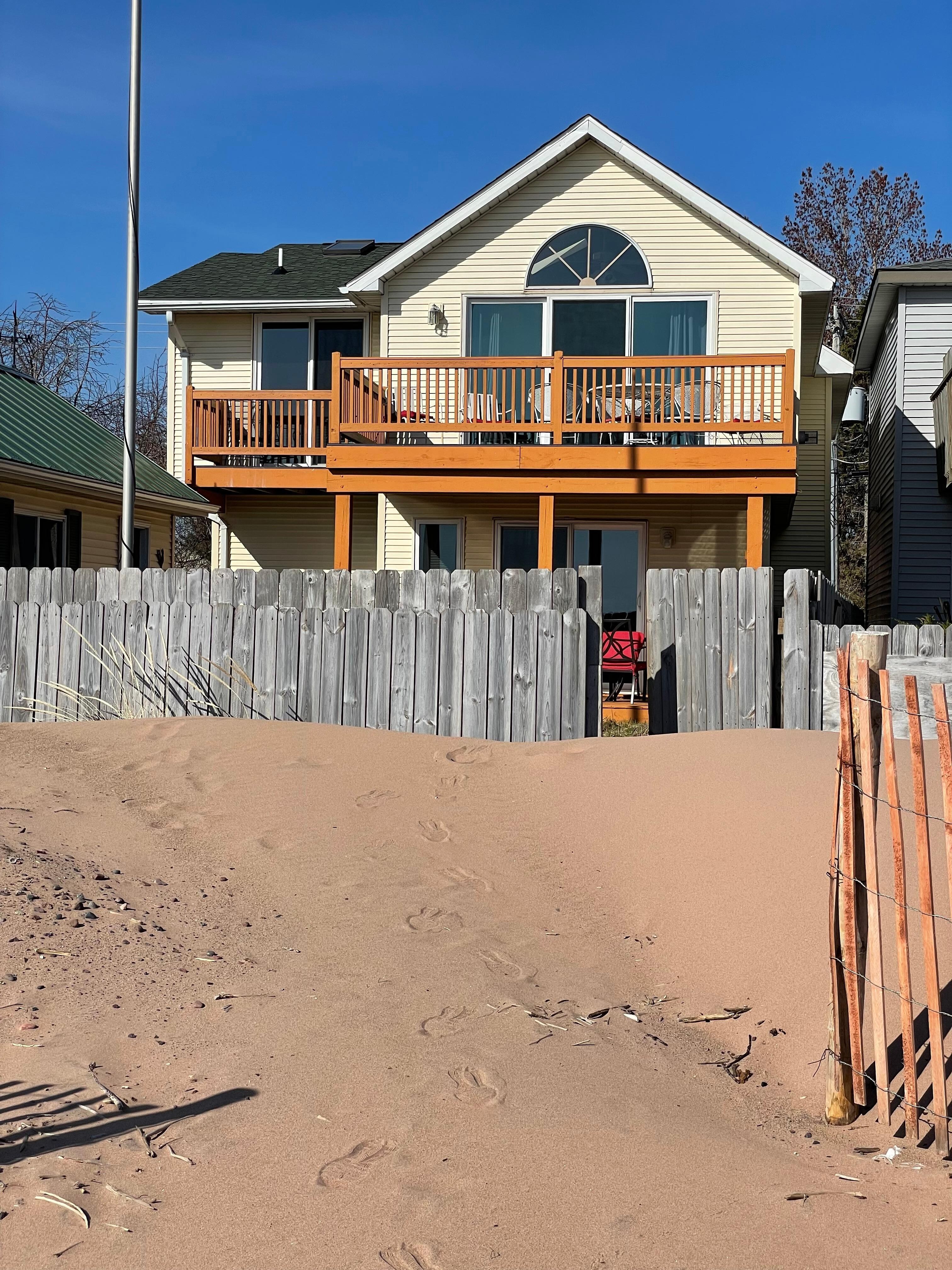 View of BRBO from the beach. 