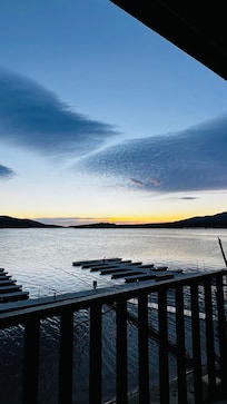 View from the deck at sunrise