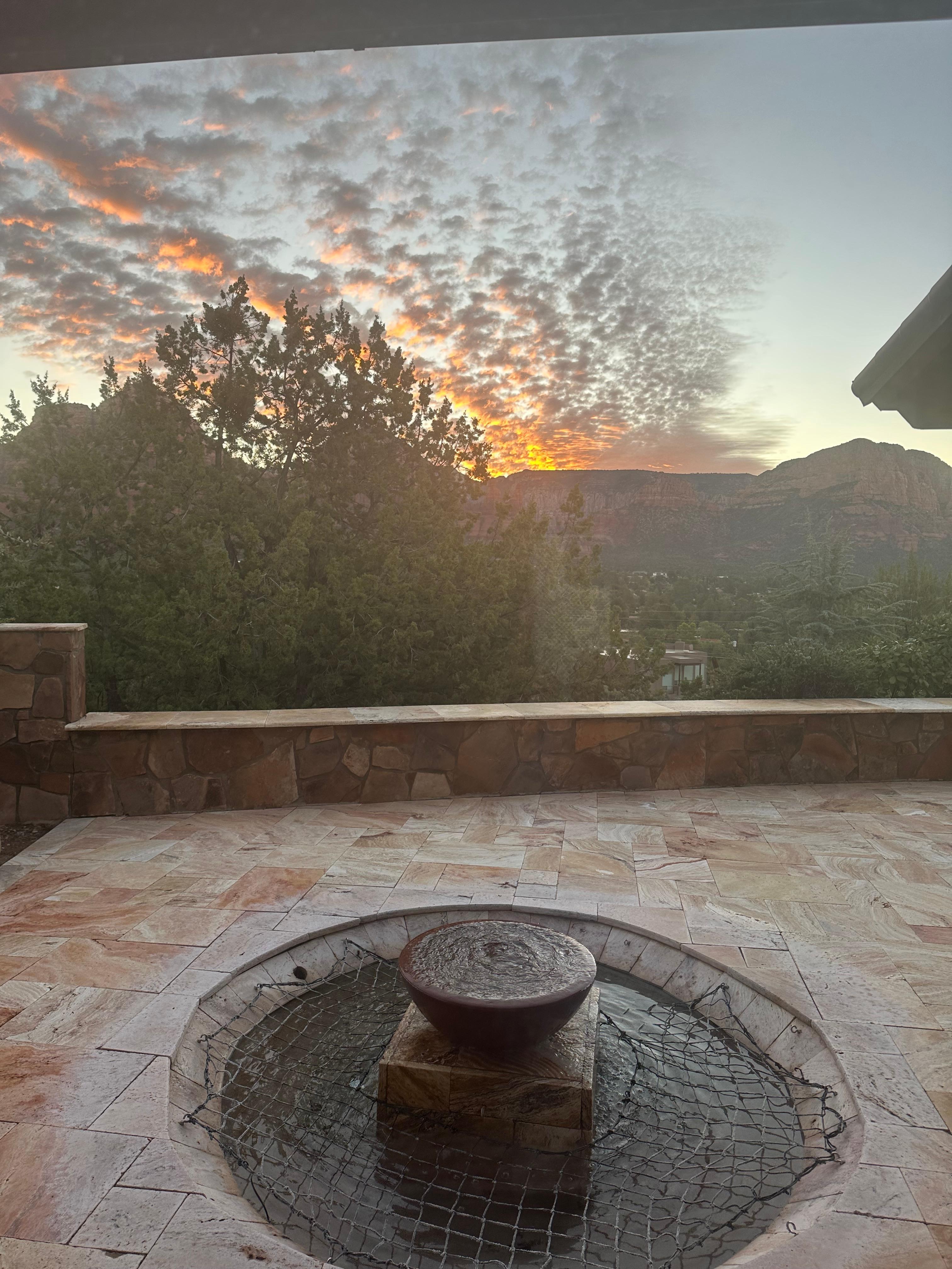 View from deck ..very relaxing and amazing views!  The stars at night were abundant, and we could see the Milky Way!