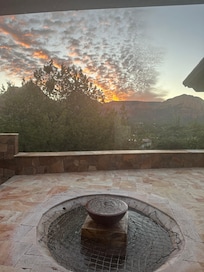 View from deck ..very relaxing and amazing views! The stars at night were abundant, and we could see the Milky Way!