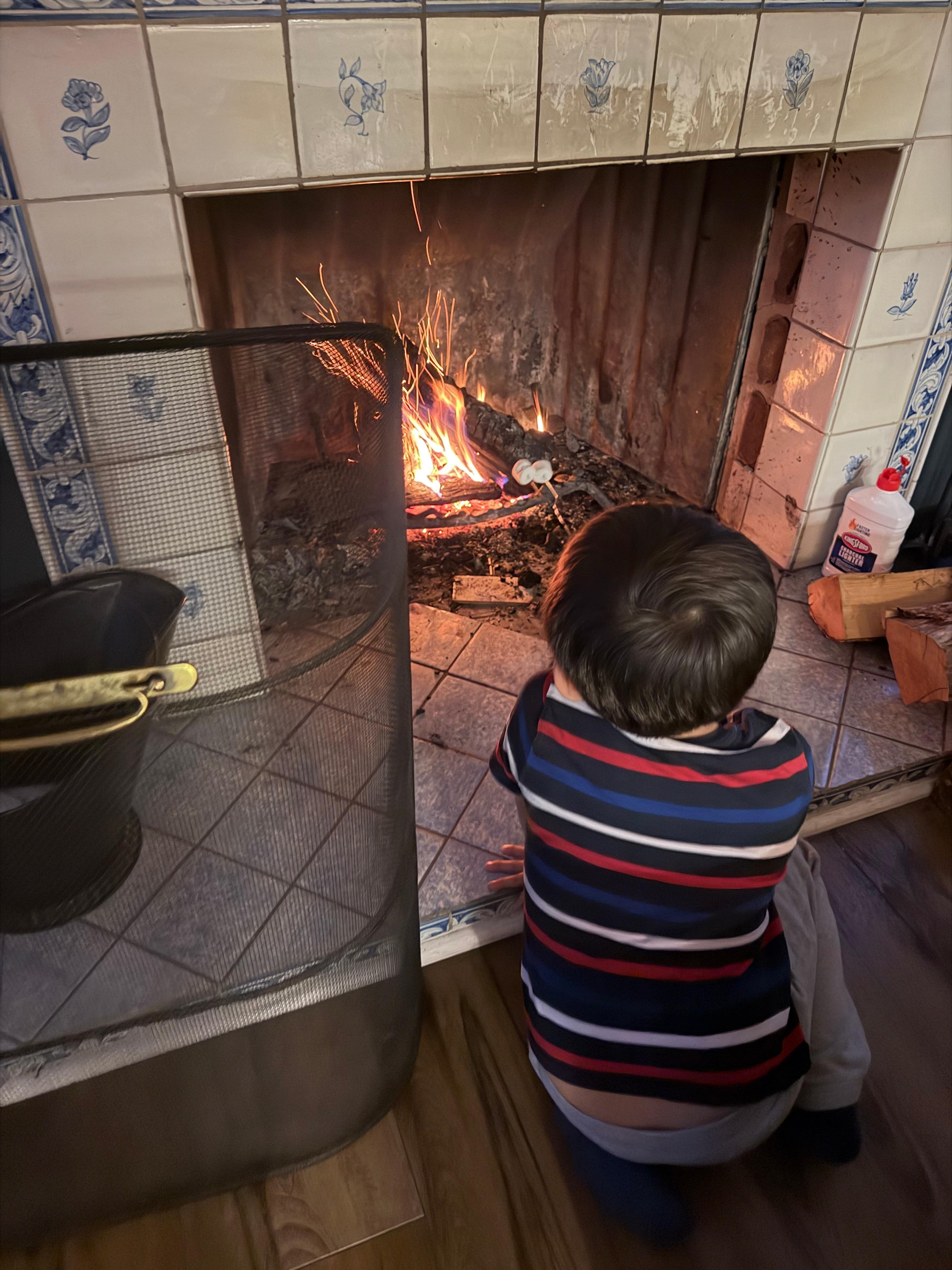 My boy loved the chimney 