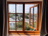 Aussicht aus dem Schlafzimmerfenster