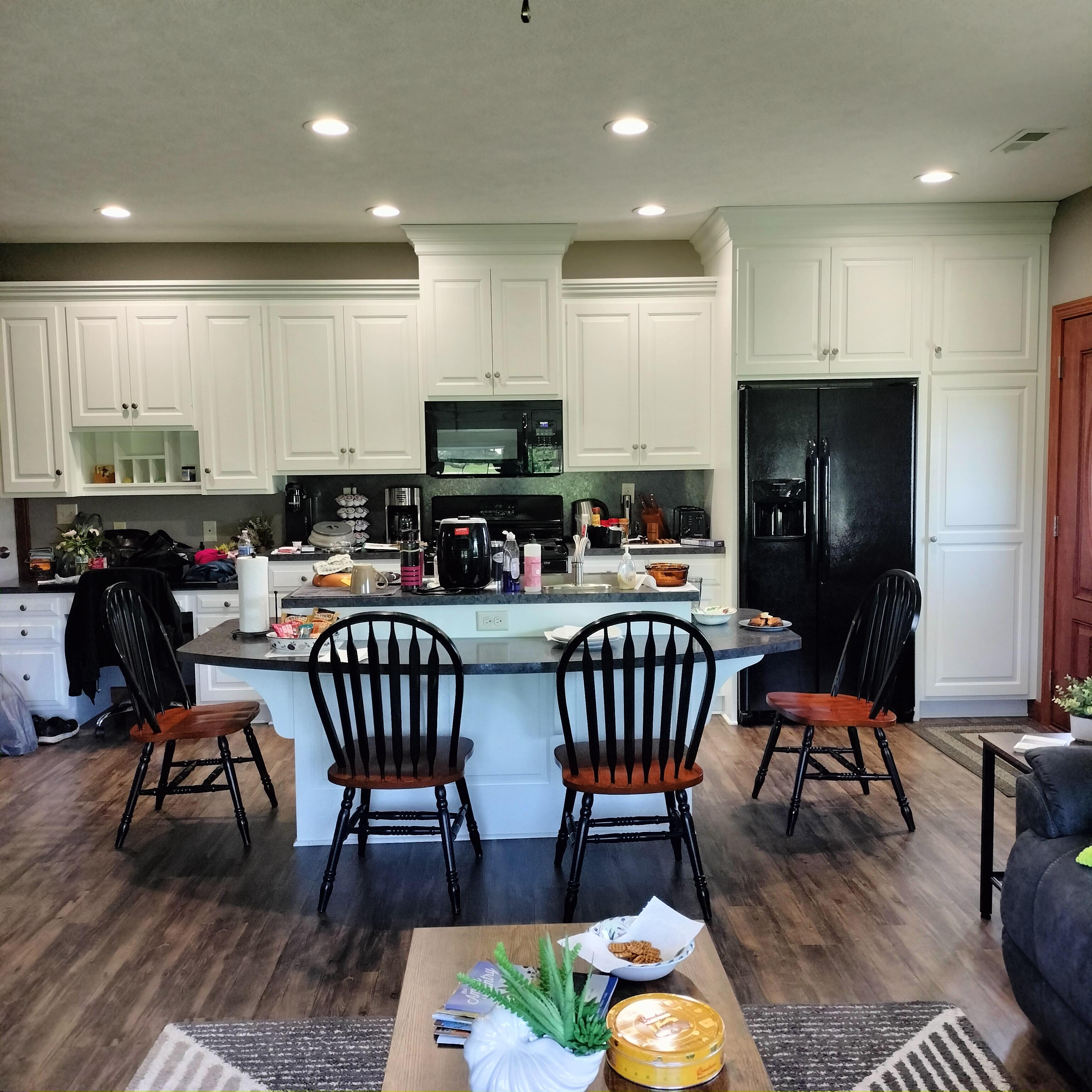 Fully stocked kitchen 
