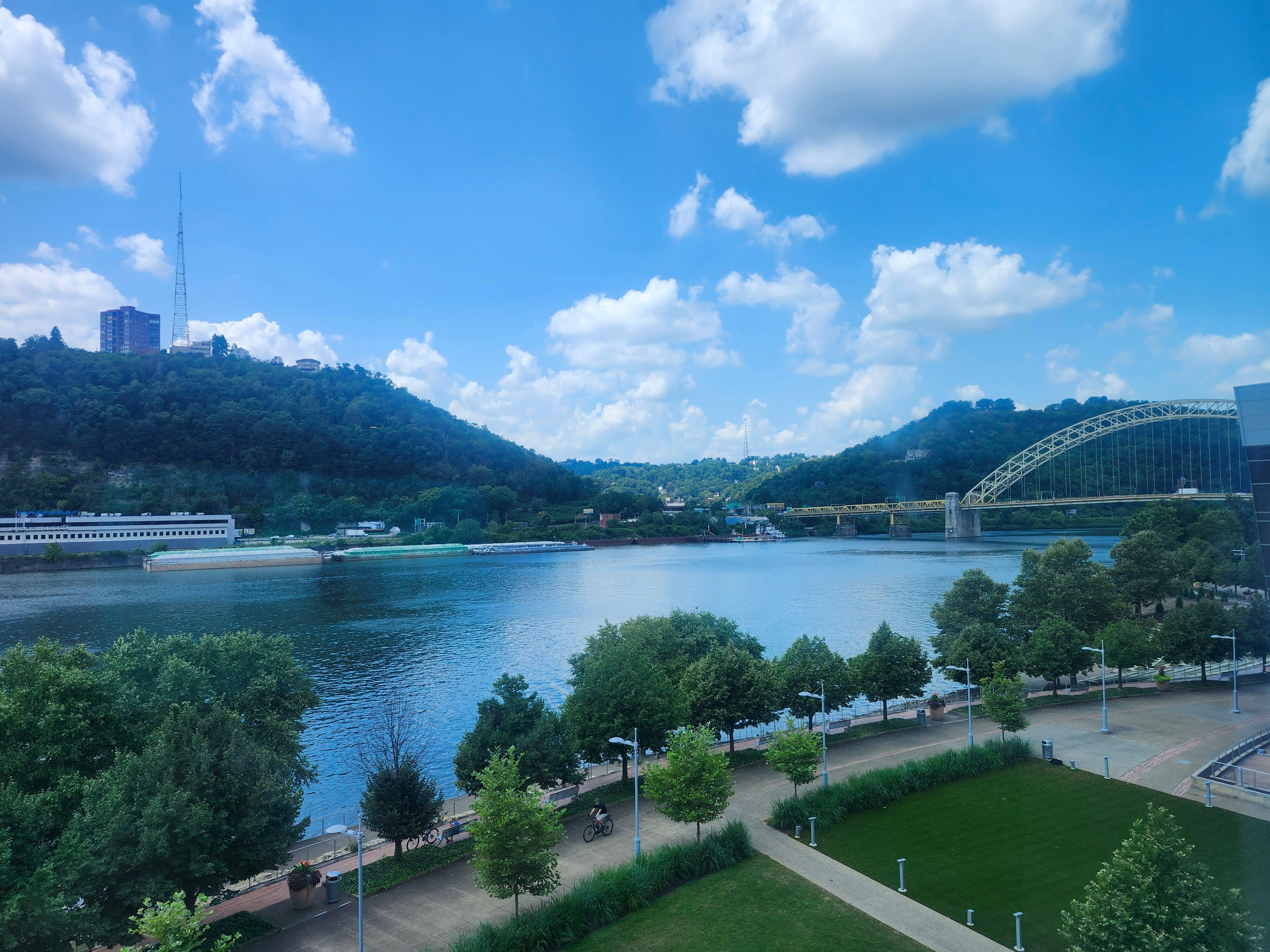 View from our Riverfront room