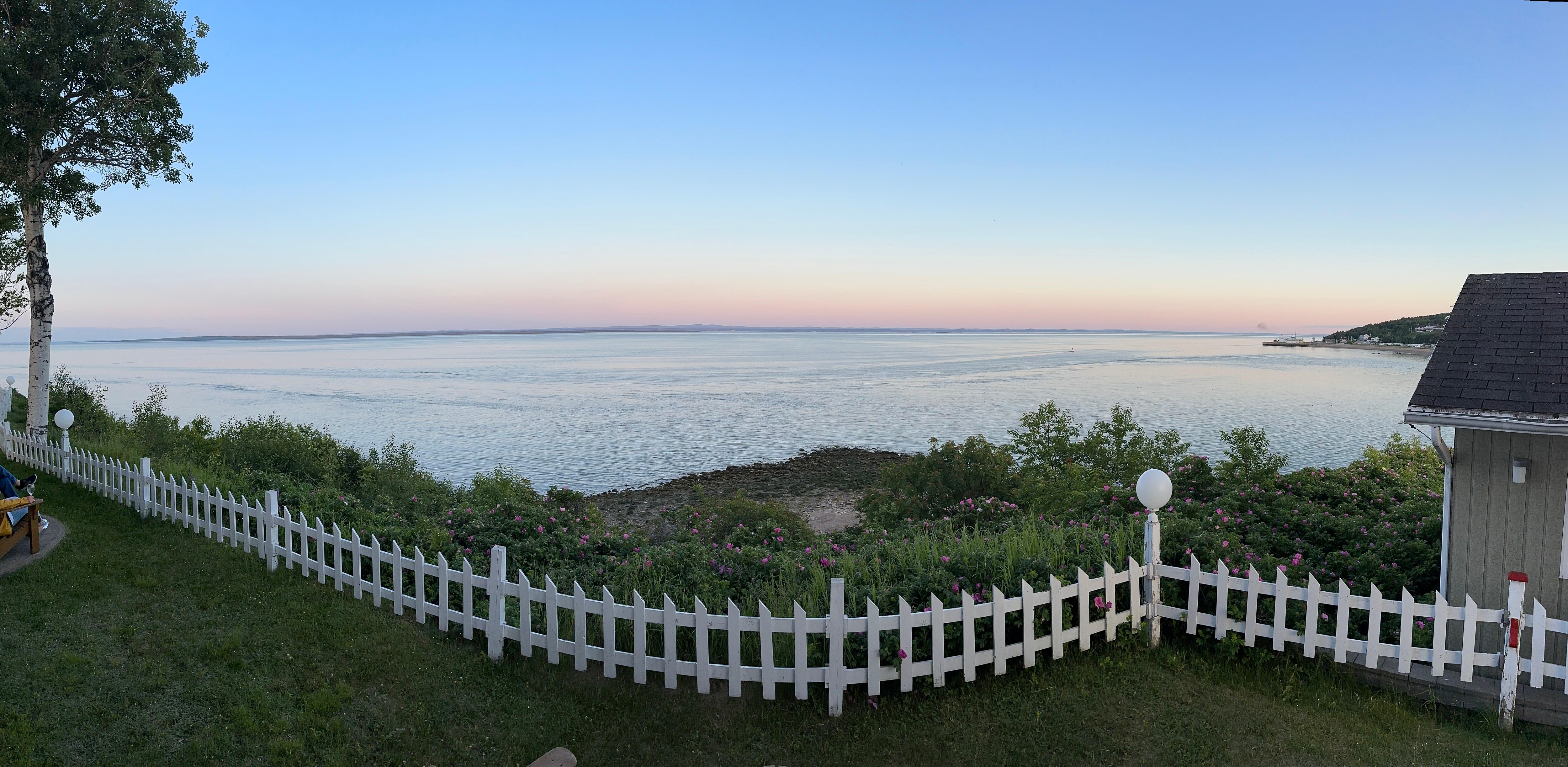 Vue de notre chalet