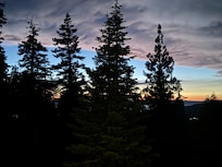Sunset view off the deck.