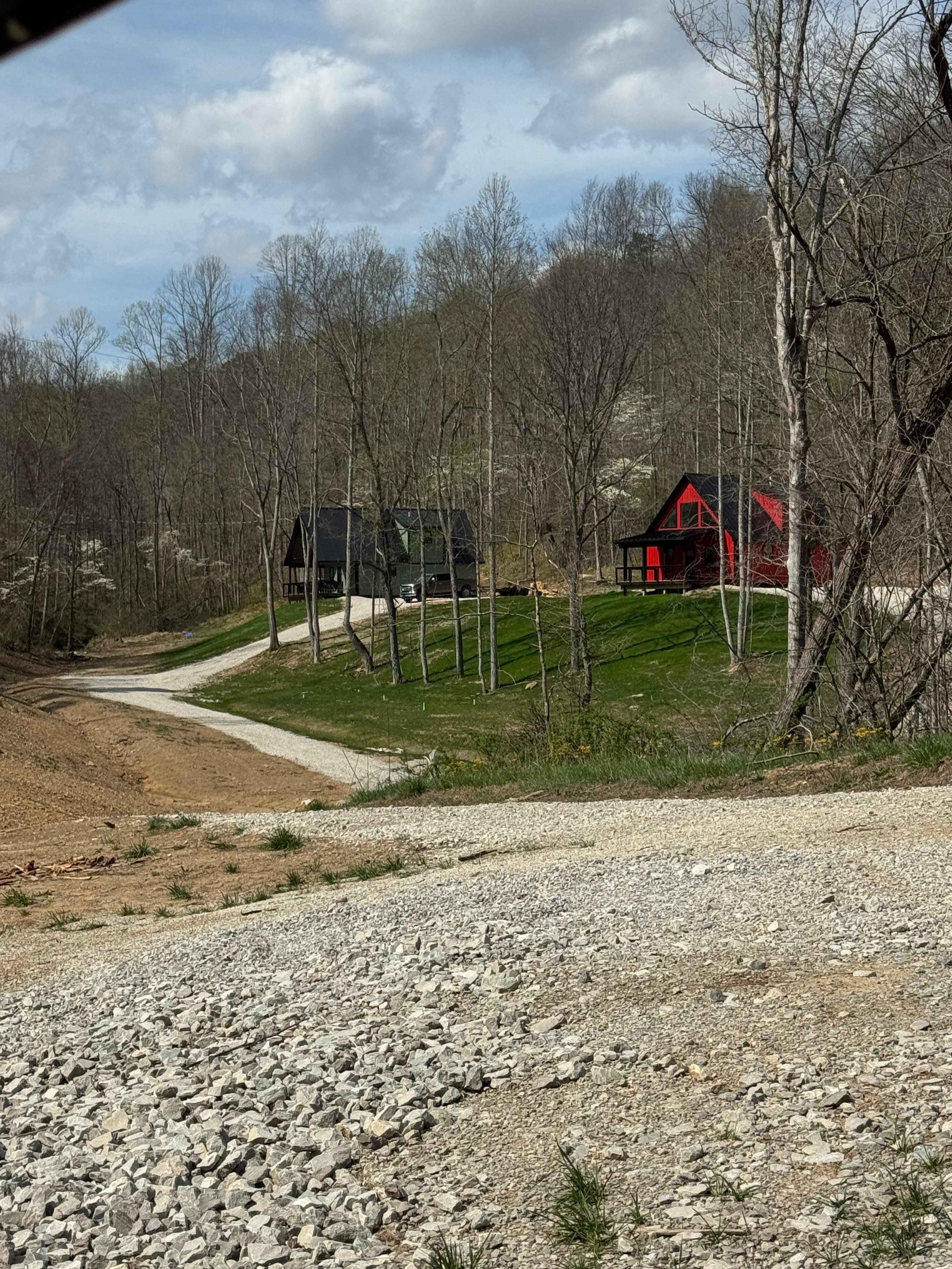 A view of both houses from the entrance!