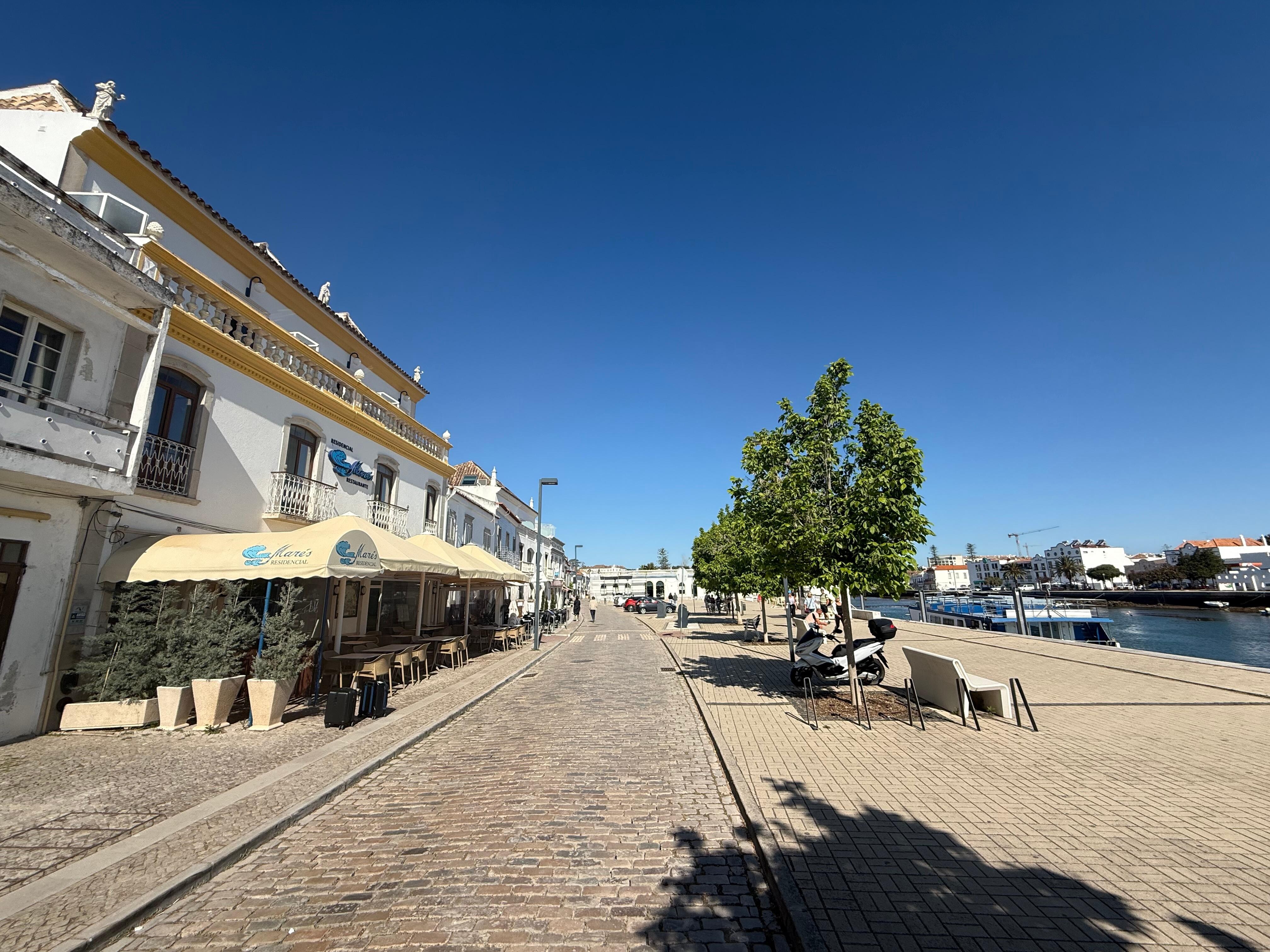 Front of hotel on promenade (ferry launch on right…20 steps away).