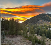 sunrise from the balcony