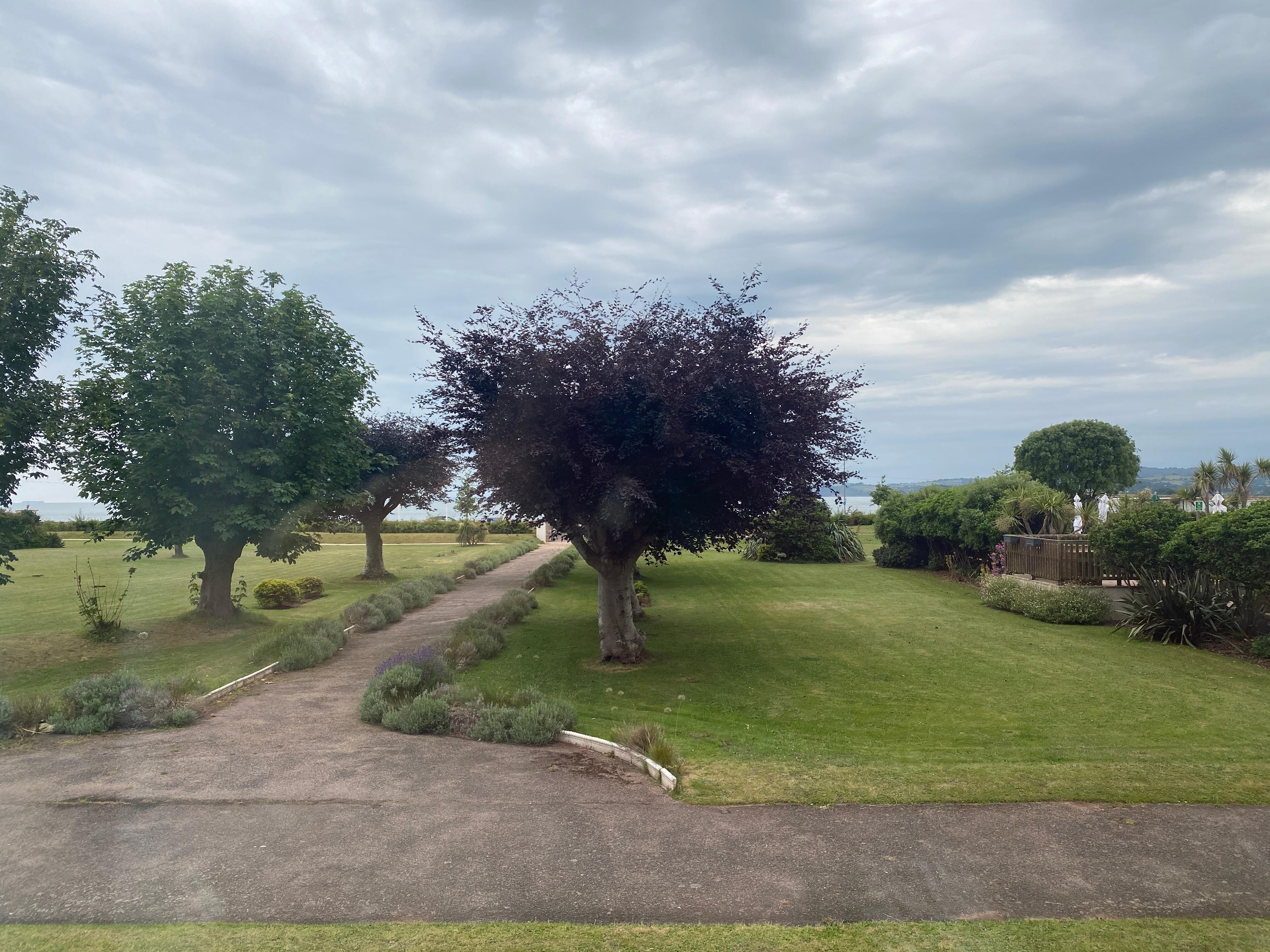 Sea/garden view from room 26