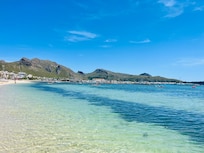 Beach days two minutes walk