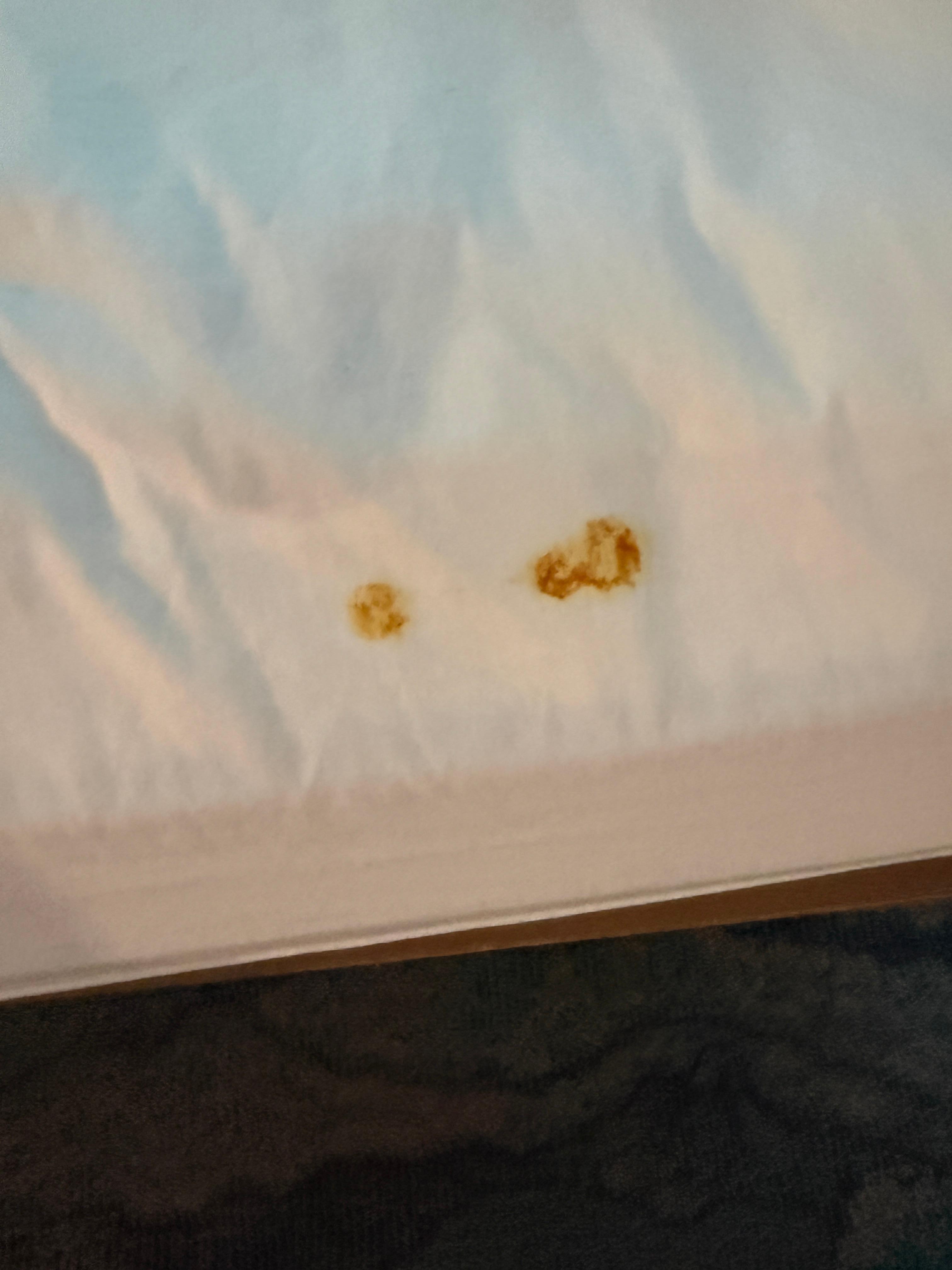 Found blood stain on the sheets