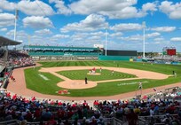 Close to spring training fields where we played.