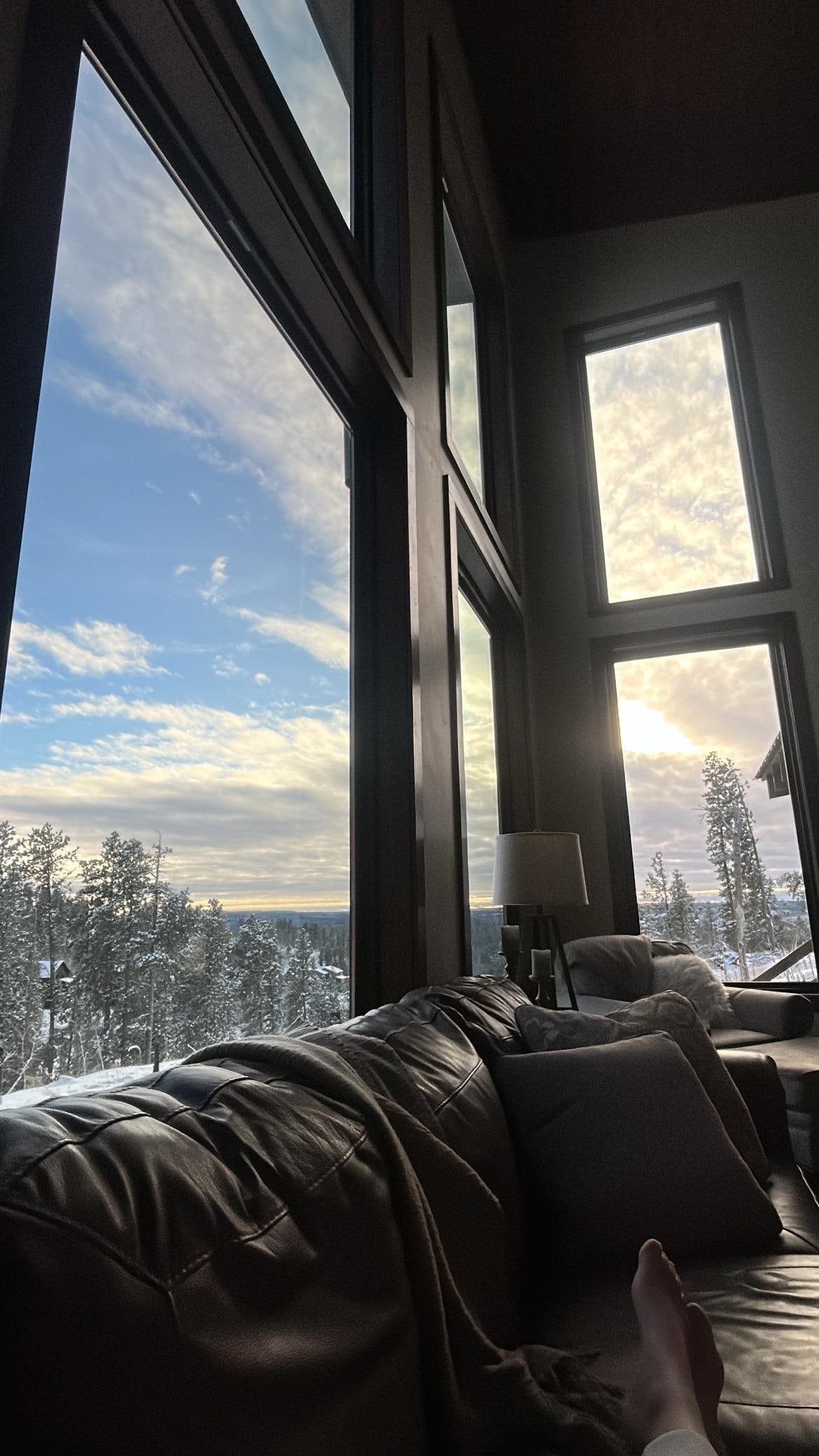 view from the couch!