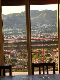 Blick aus dem Wohnzimmer