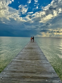 Beach next to our beautiful home where we stayed