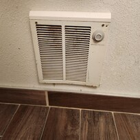 Rusted bathroom vent
