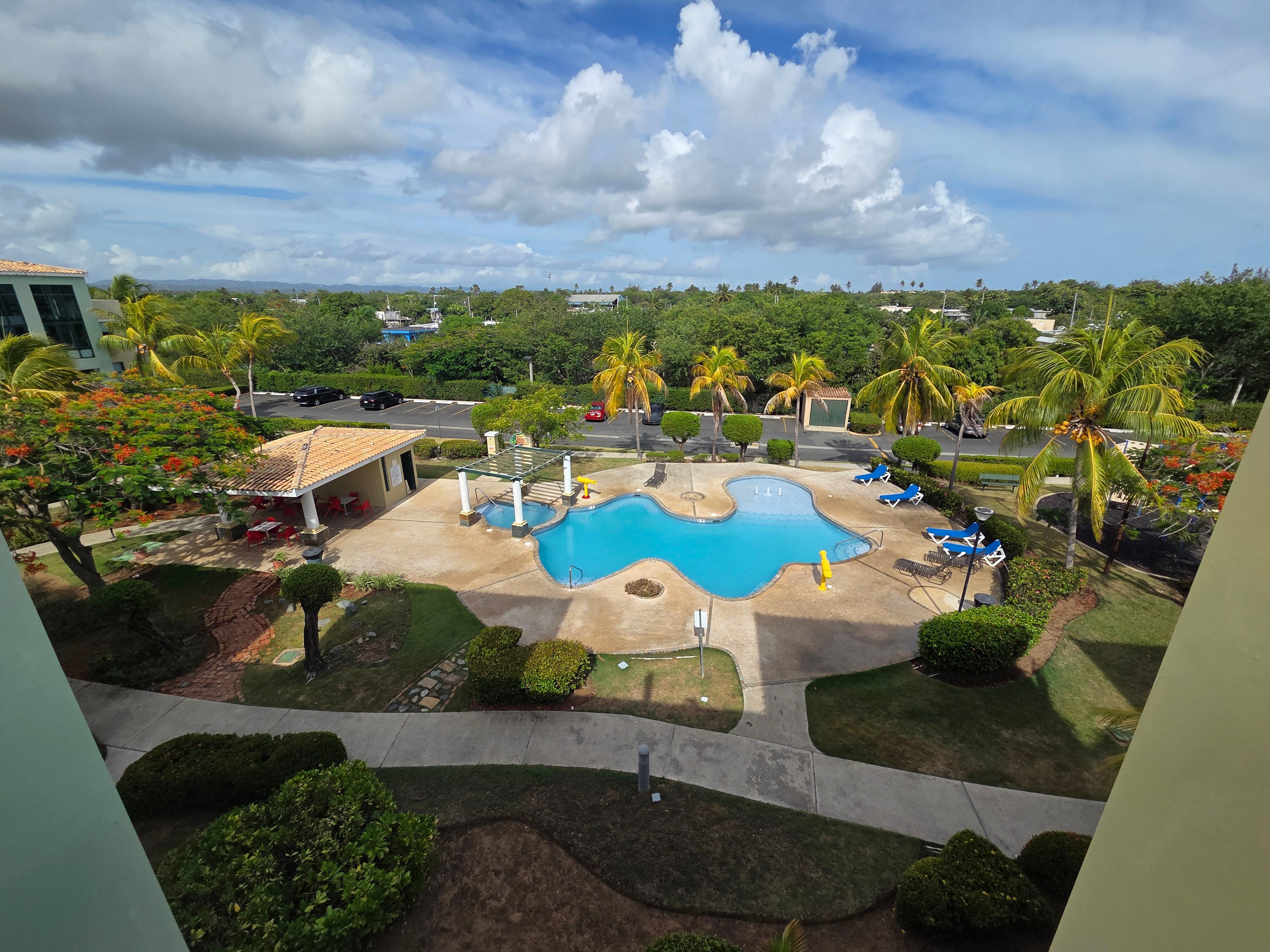 view from the top outside terrace