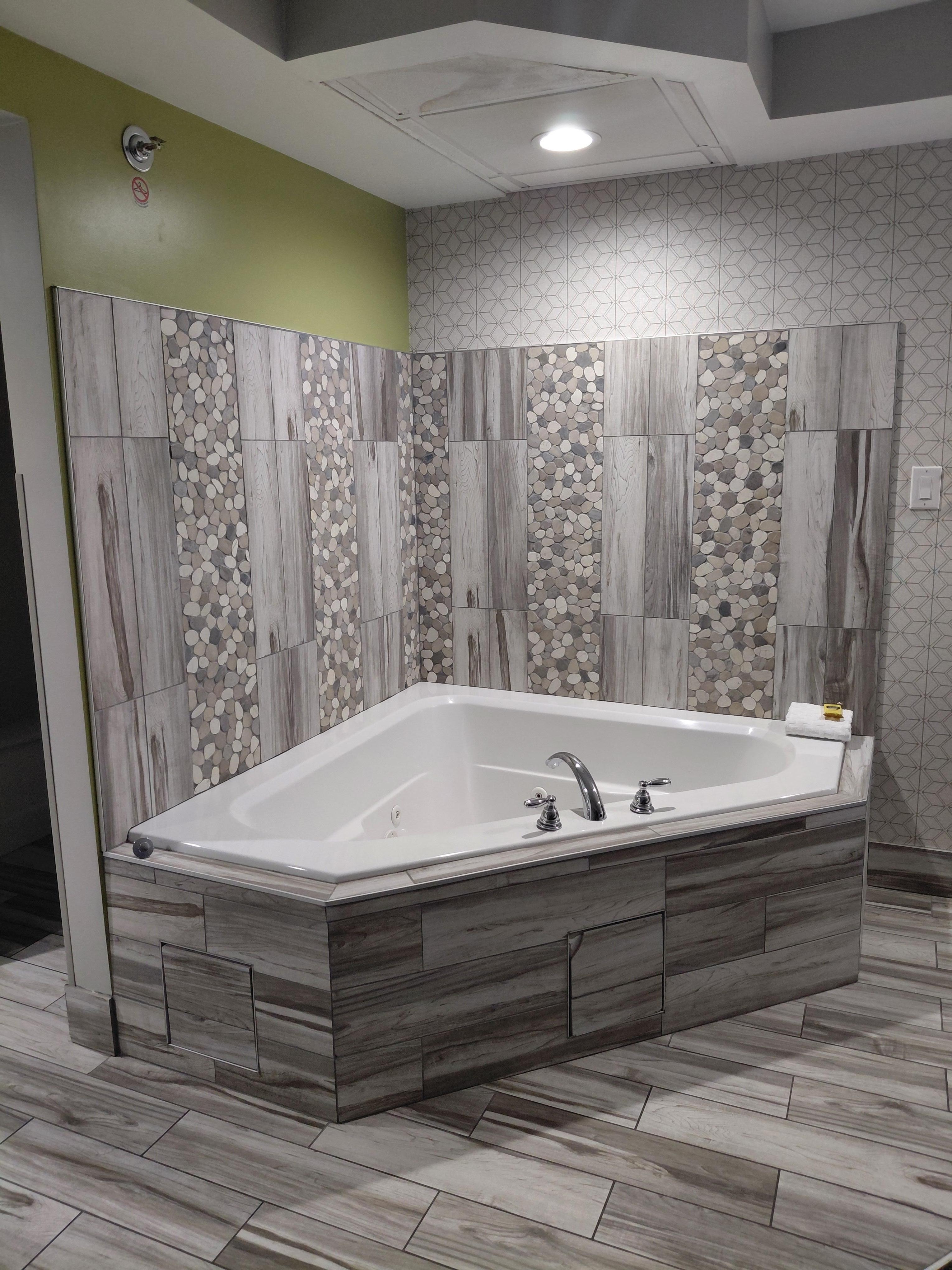 Jacuzzi tub in room