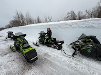 Leaving the house headed for the trail 1/4 mile away