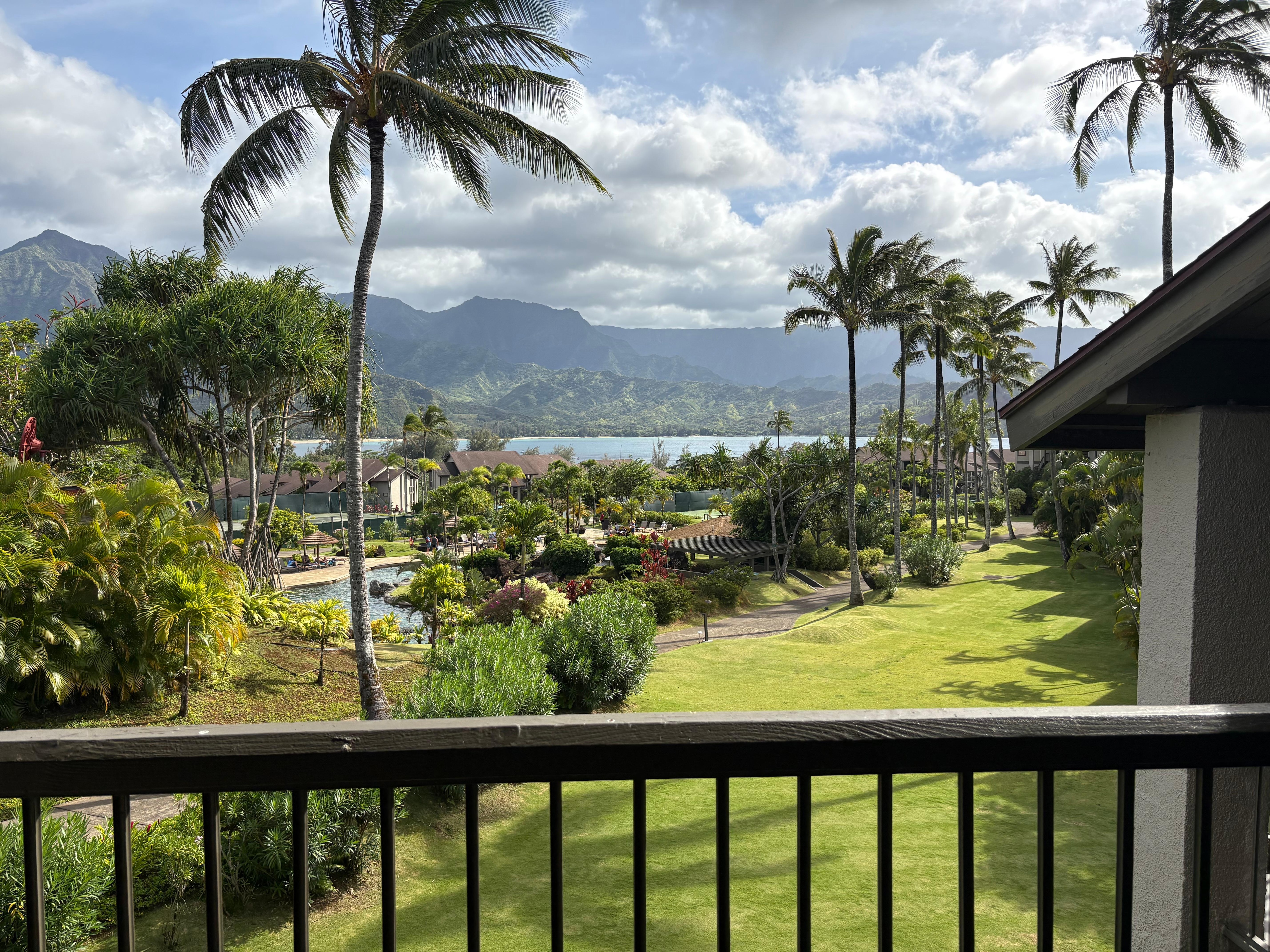 View from the lanai